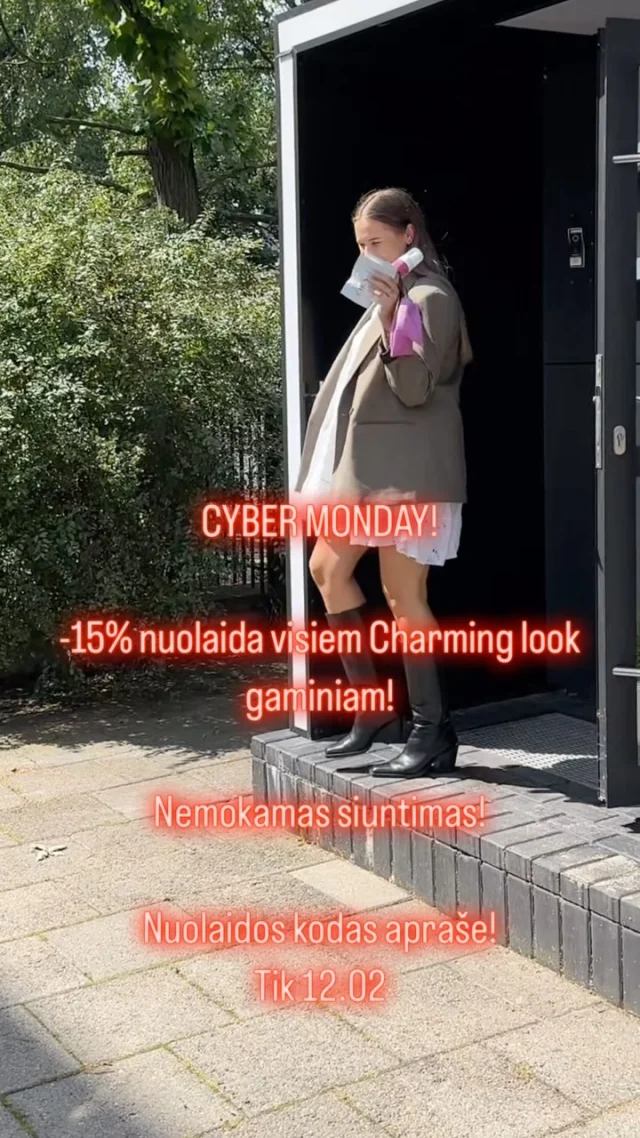 Nuolaidos kodas: cybermonday
Www.charminglook.lt

Visiems charming look gaminimas!

#nuolaidoskodas #blakstienupriauginimas #charminglook #antakiaivilnius